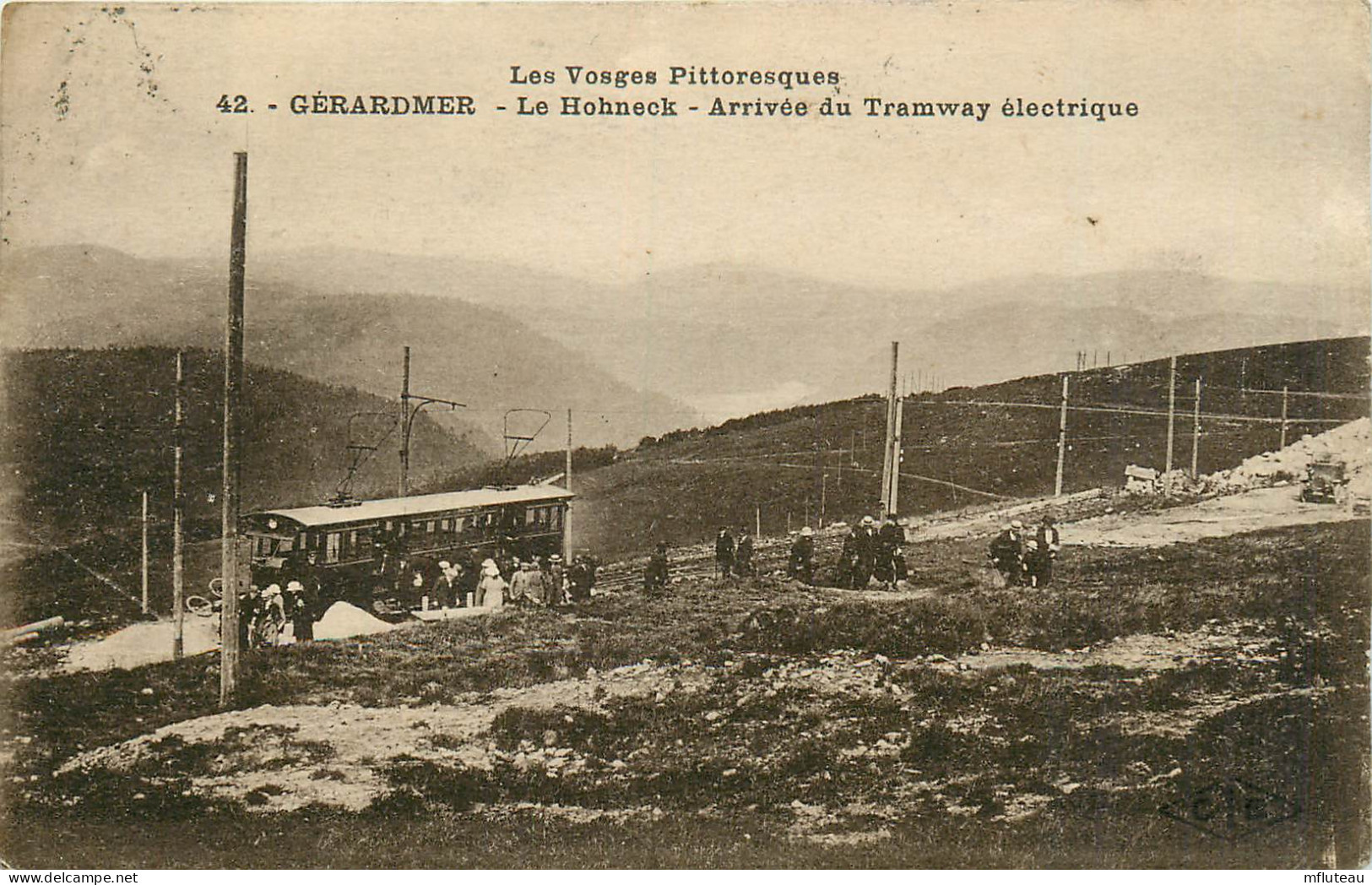 88* GERARDMER  Le Hohneck  Arrivee Du Tramway Electrique      RL13.0664 - Gerardmer