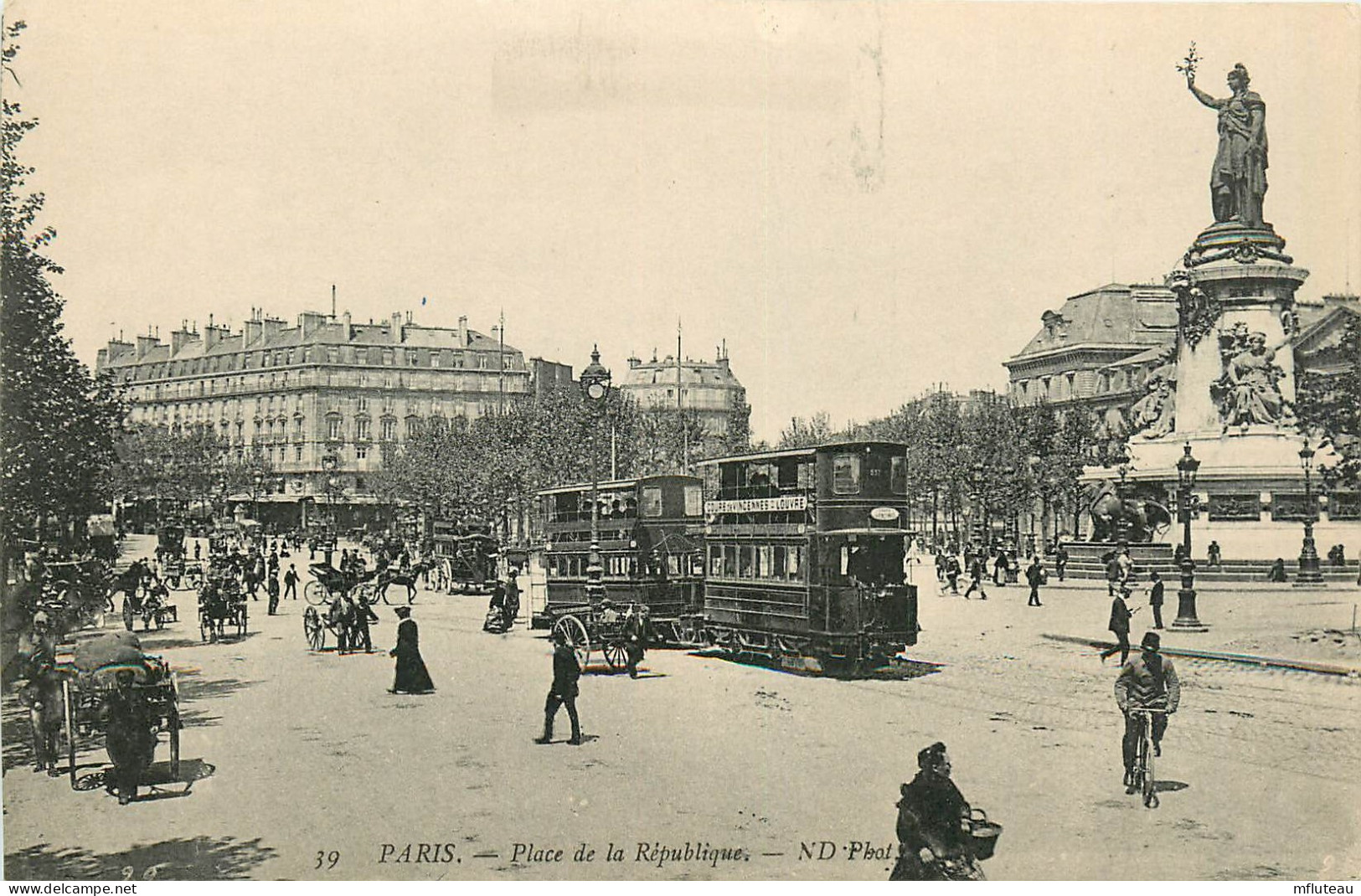 75* PARIS (3)   Place De La Republique   RL27,0184 - Paris (03)