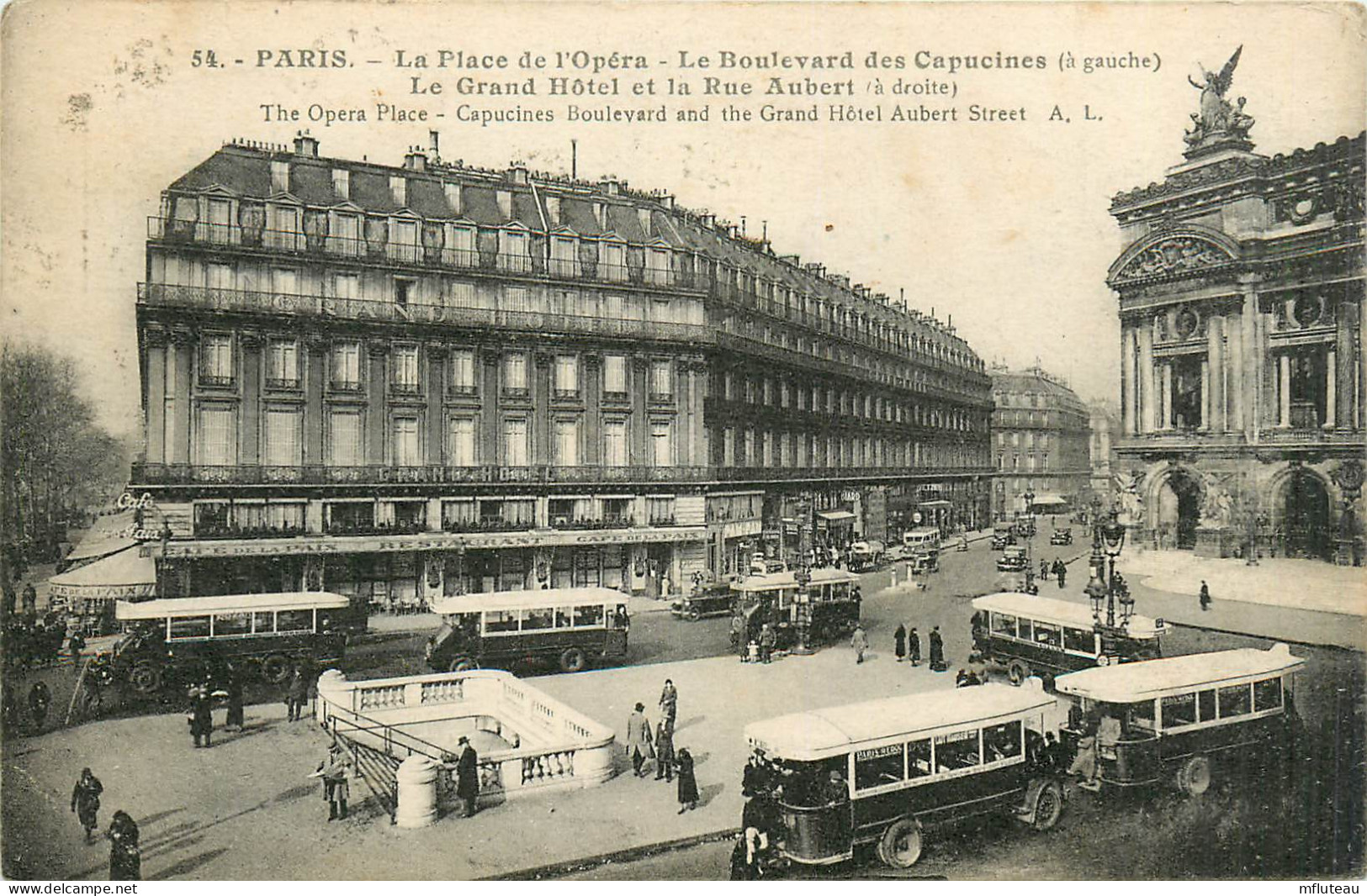 75* PARIS (2)  Place De L Opera  Bd Des Capucines     RL27,0156 - District 02