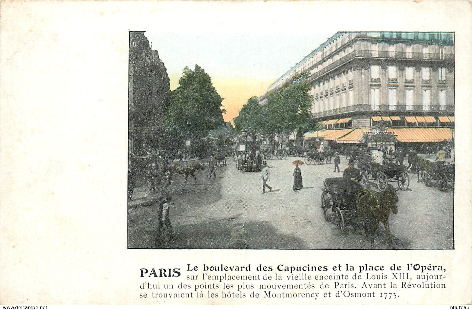 75* PARIS (2)   Bd Des Capucines Et Place De L Opera    RL27,0137 - District 02