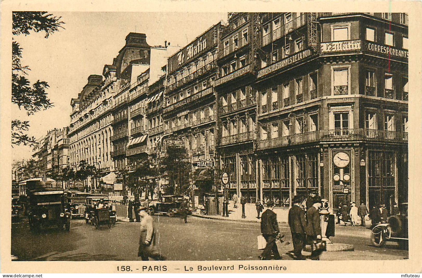75* PARIS (2)   Bd Poissonniere     RL27,0139 - Arrondissement: 02