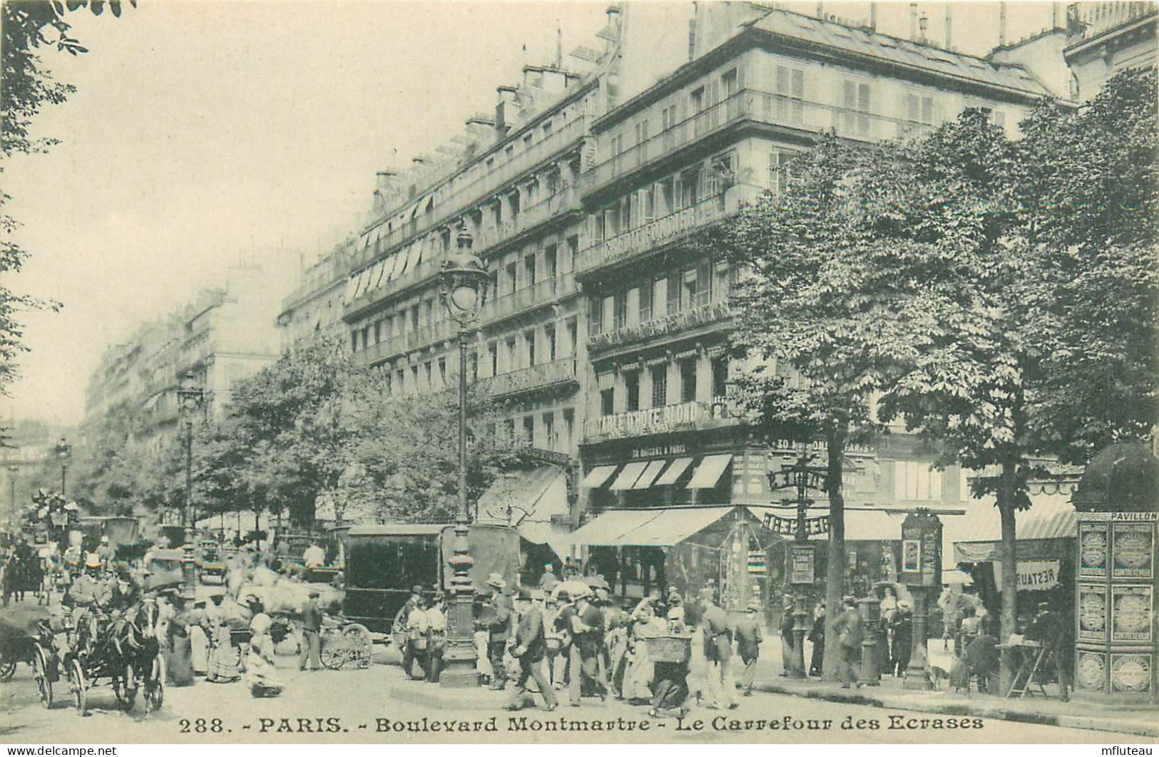 75* PARIS (2)  Bd Montmartre  Carrefour Des Ecrases    RL27,0124 - District 02