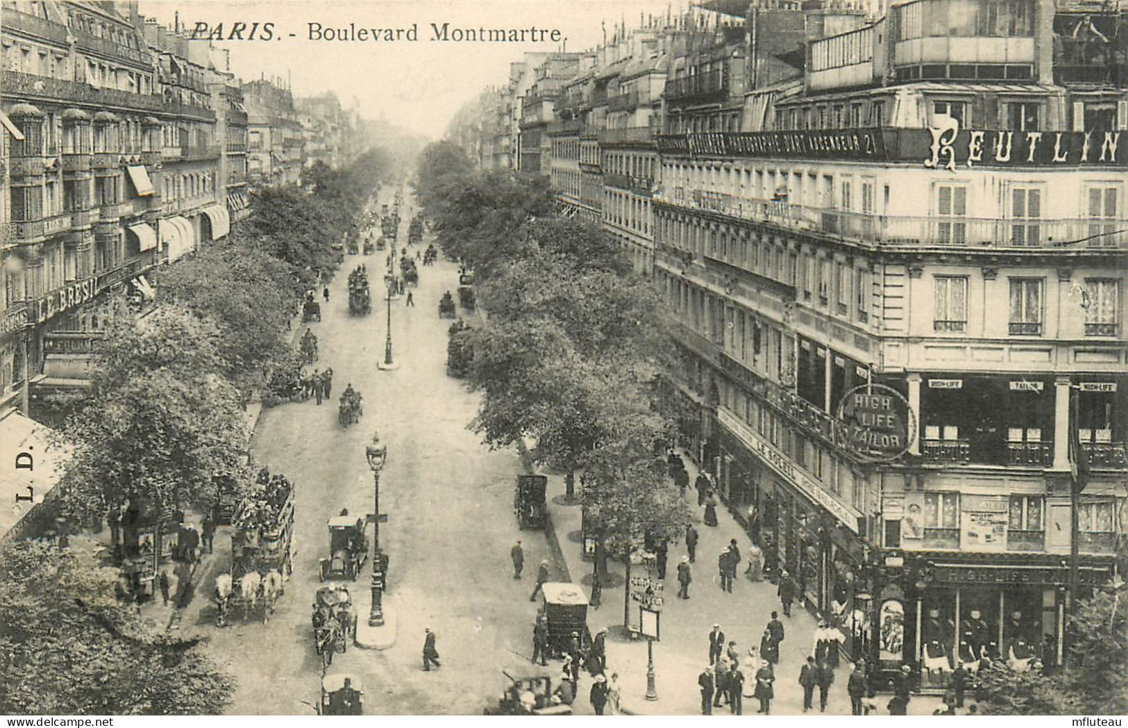 75* PARIS (2)  Bd Montmartre     RL27,0121 - Arrondissement: 02
