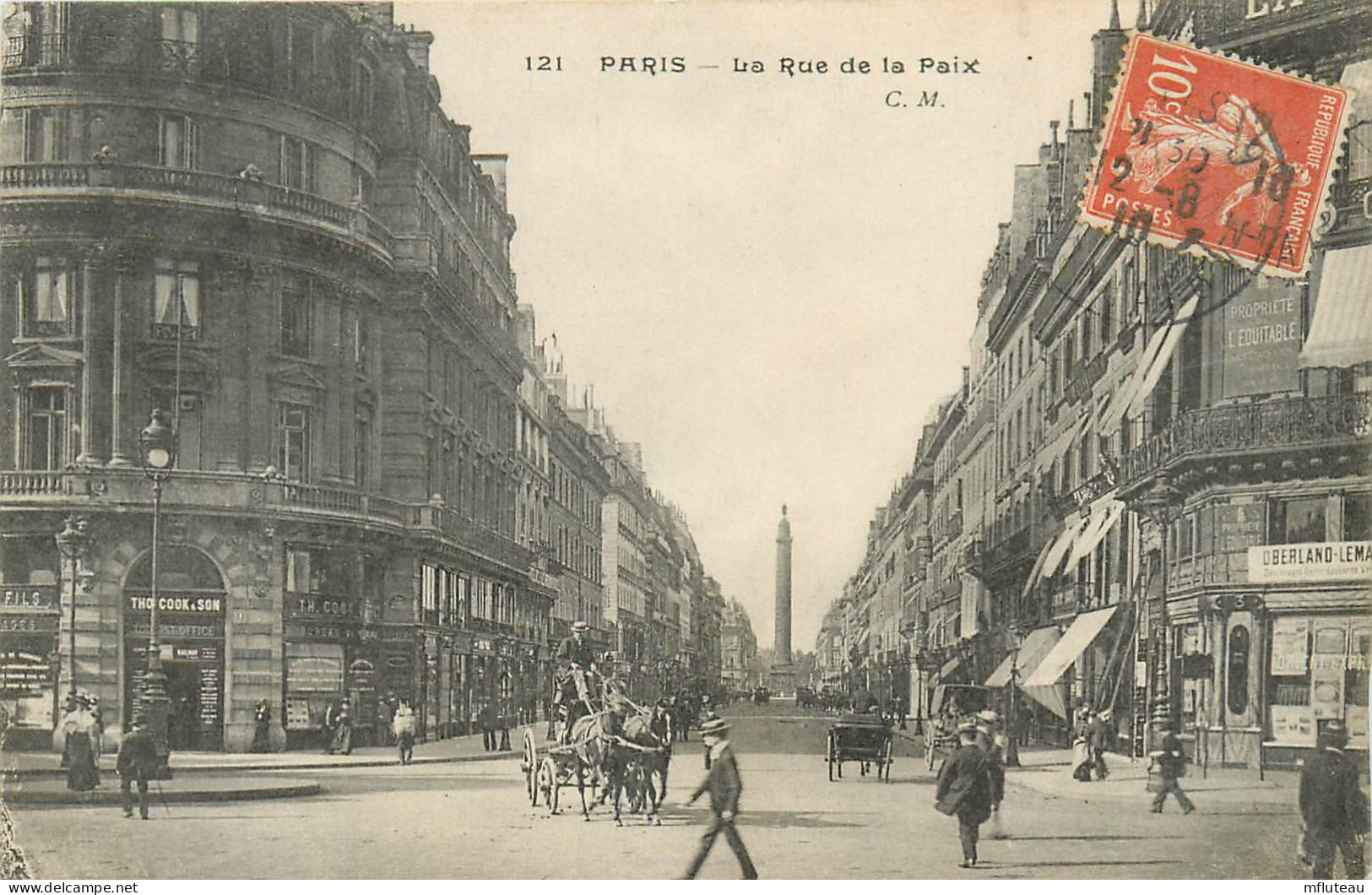 75* PARIS (1)   Rue De La Paix    RL27,0058 - District 01