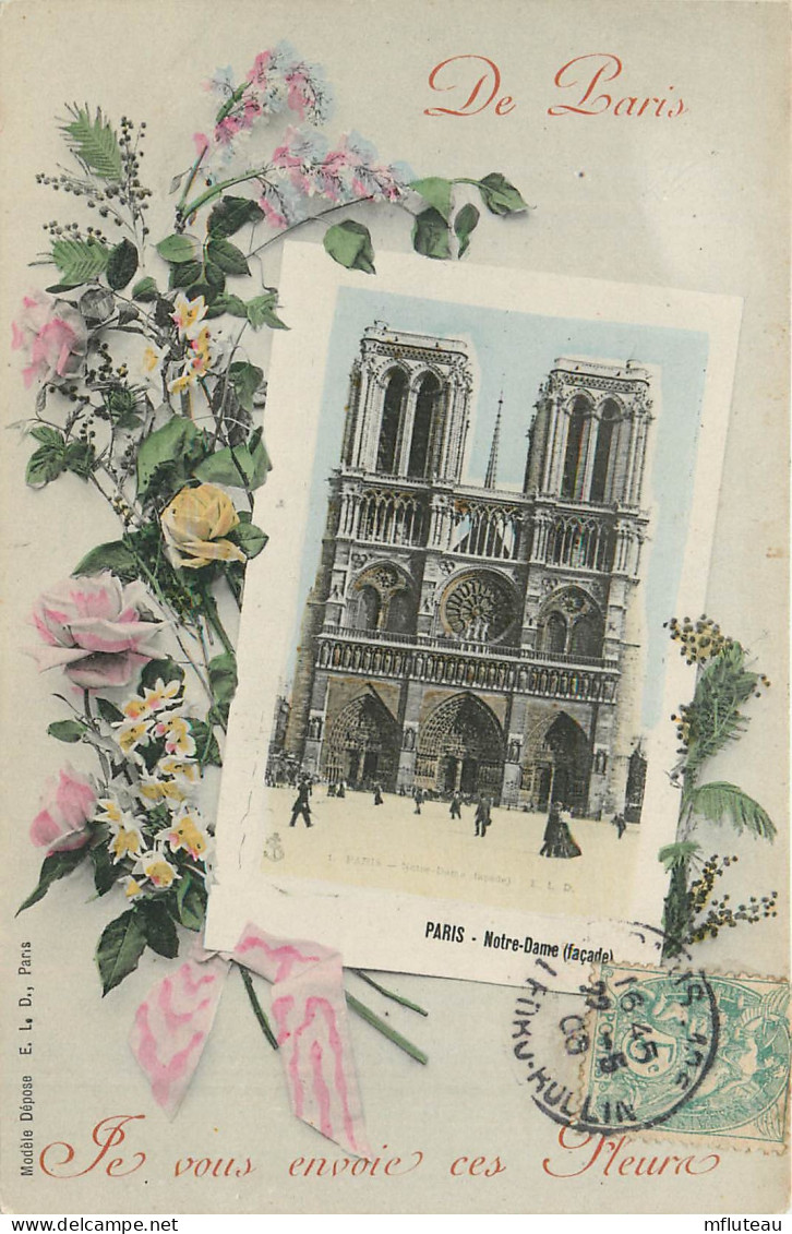 75* PARIS (1)    Notre Dame  - Fleurs   RL27,0049 - Arrondissement: 01