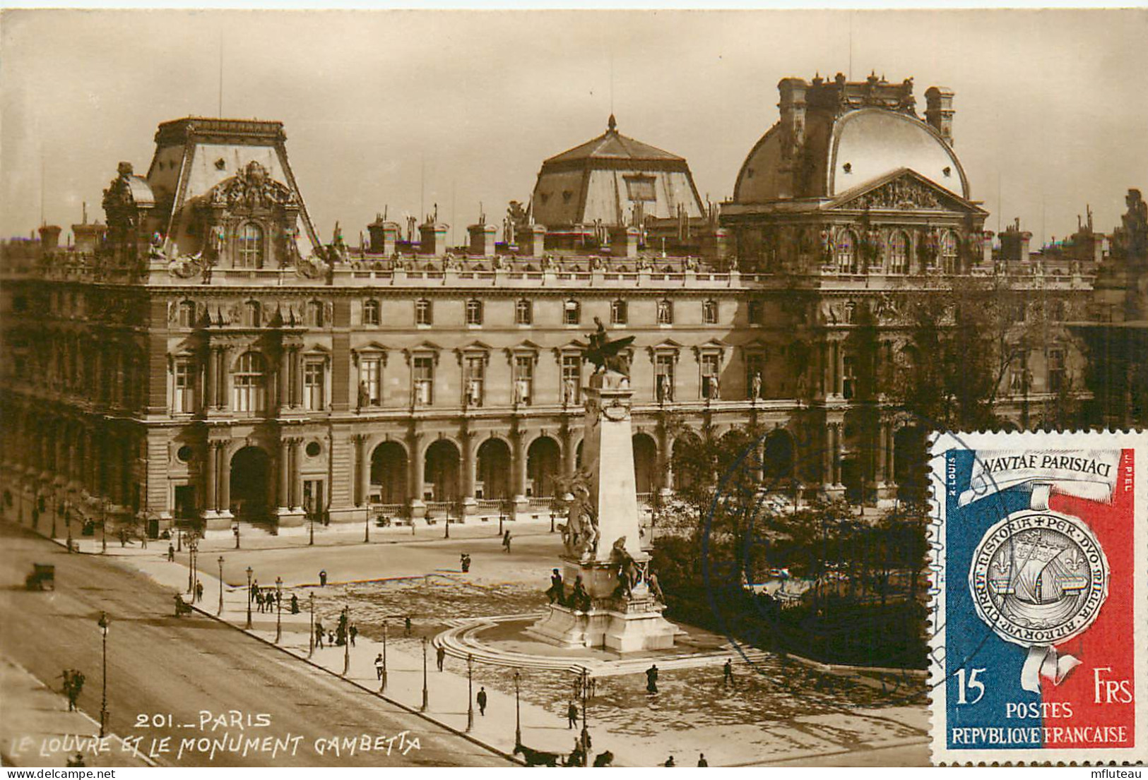75* PARIS (1)  Le Louvre      RL27,0040 - Arrondissement: 01
