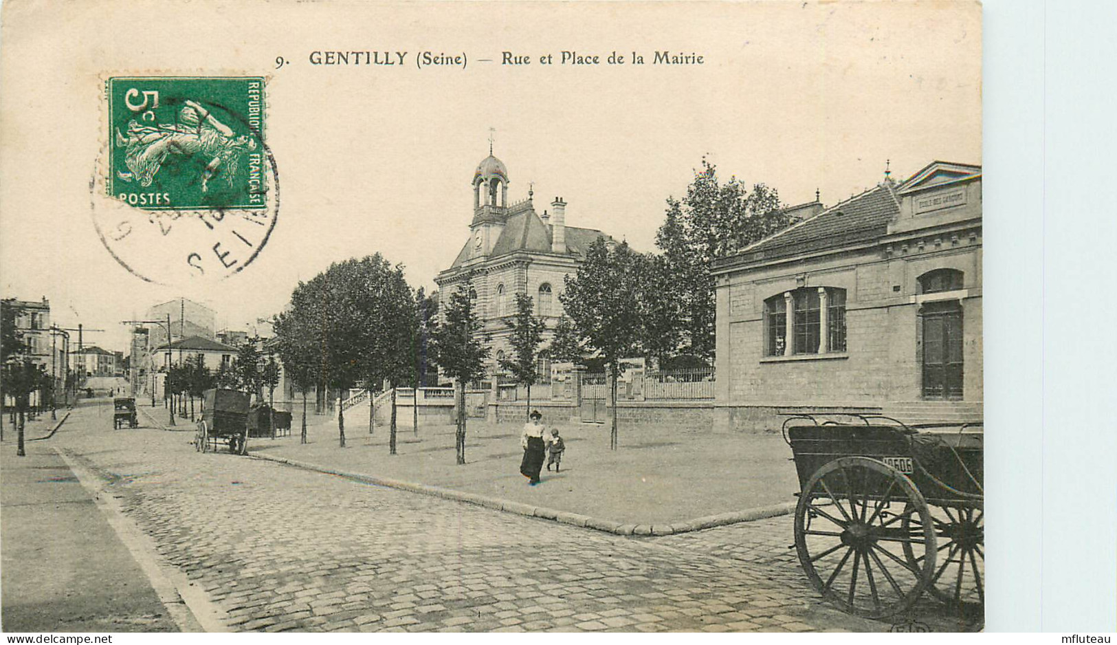 94* GENTILLY    Rue Et Place De La Mairie   RL13.1419 - Gentilly