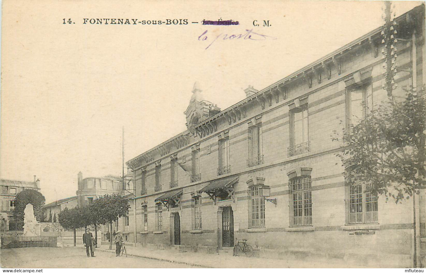 94* FONTENAY S/BOIS   Les Ecoles Ou La Poste   RL13.1388 - Fontenay Sous Bois