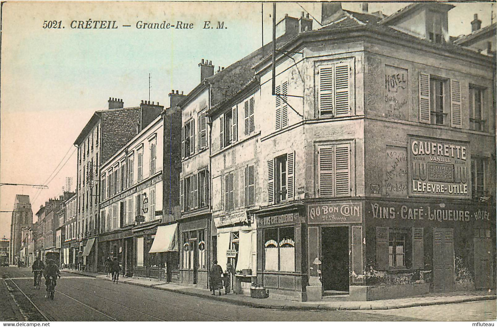 94* CRETEIL  Grande Rue  Commerce -  Hotel  « au Bon Coin »  RL13.1363 - Creteil