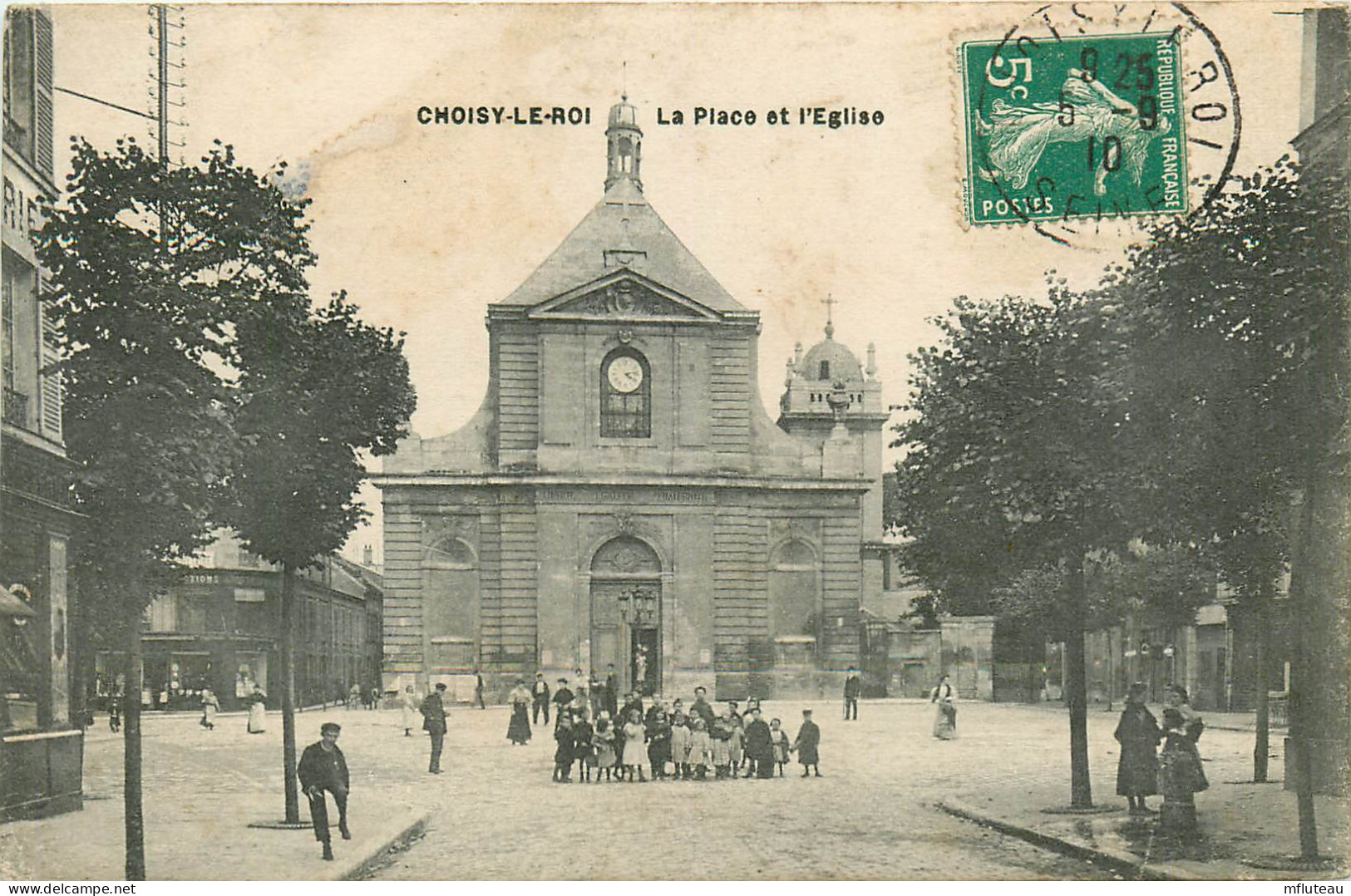 94* CHOISY LE ROI  La Place Et Eglise     RL13.1323 - Choisy Le Roi