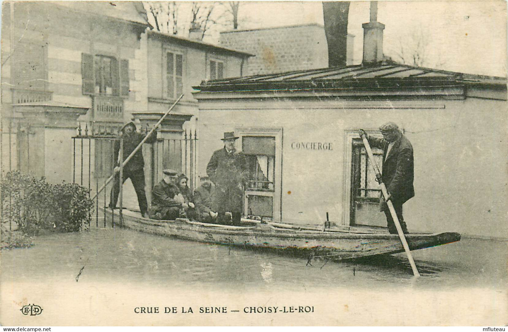94* CHOISY LE ROI   Crue 1910  Barque     RL13.1320 - Choisy Le Roi