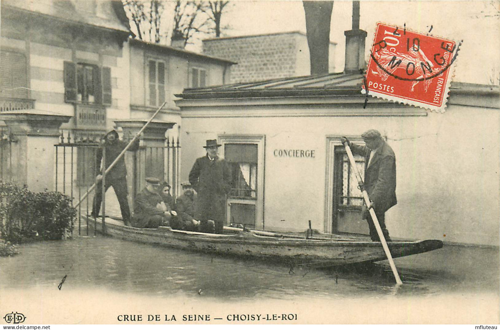 94* CHOISY LE ROI   Crue -  Barque     RL13.1297 - Choisy Le Roi
