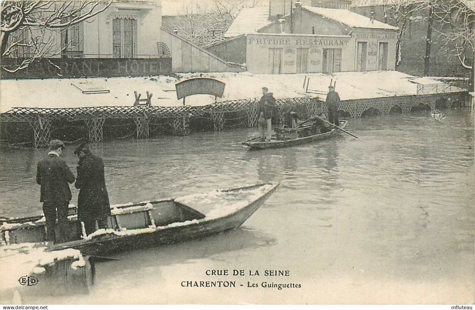 94* CHARENTON   Crue  Les Guinguettes   RL13.1266 - Charenton Le Pont
