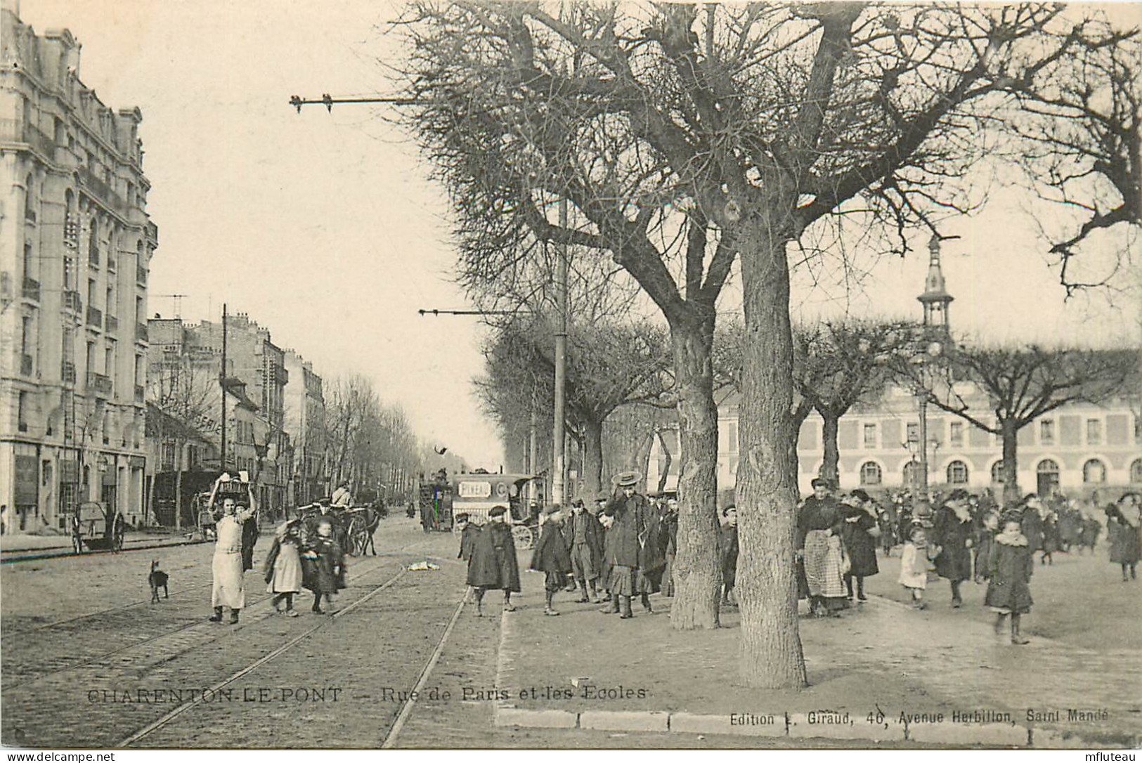 94* CHARENTON  Rue Des Paris Et Les Ecoles     RL13.1245 - Charenton Le Pont