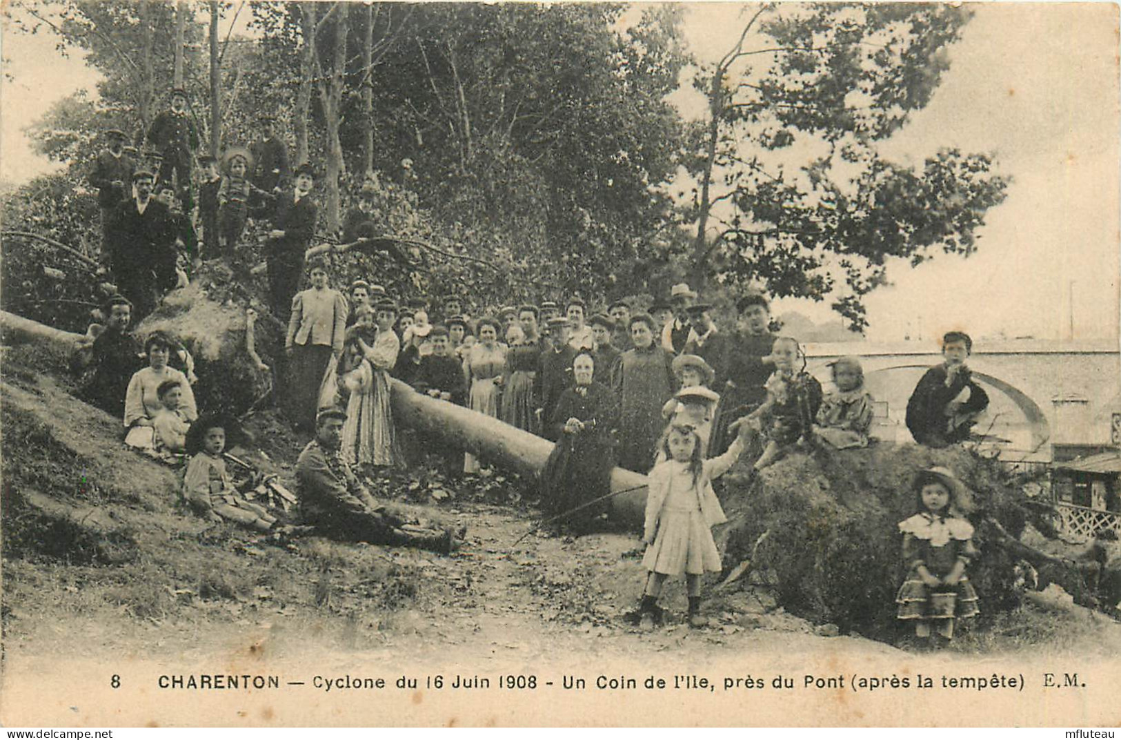 94* CHARENTON  Cyclone 1908 -un Coin De L Ile     RL13.1226 - Charenton Le Pont