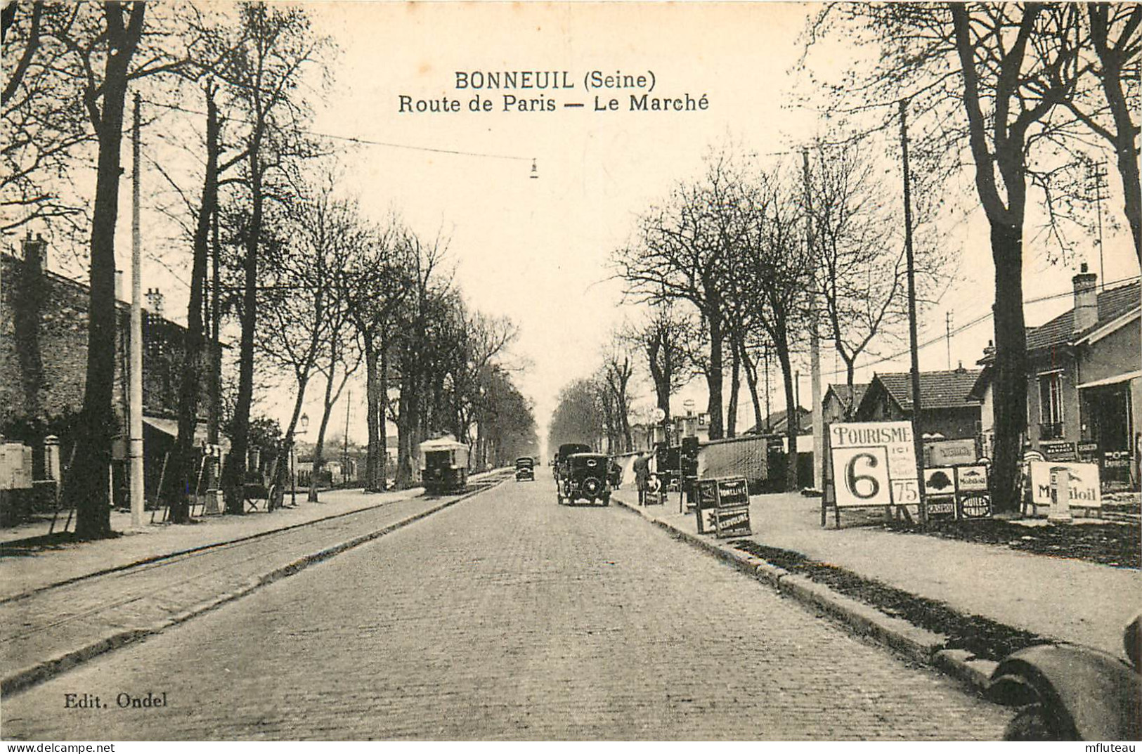 94* BONNEUIL   Rue De Paris  Le Marche    RL13.1145 - Bonneuil Sur Marne