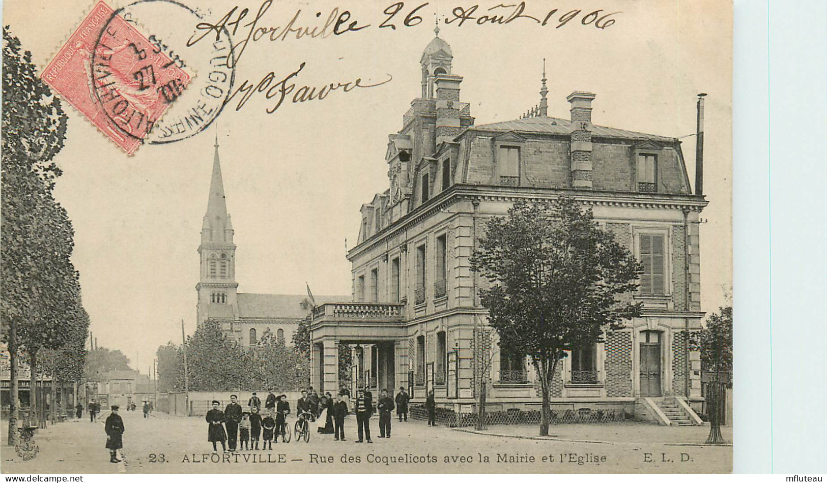 94* ALFORTVILLE  Rue De Coquelicots  - Mairie     RL13.1095 - Alfortville