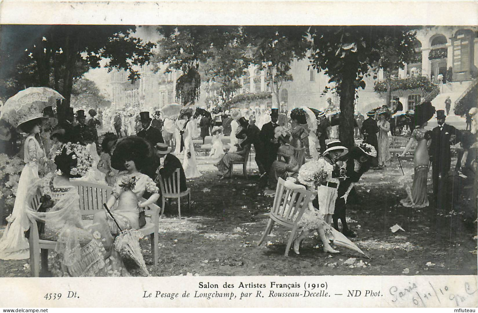 75* PARIS (16)  Pesage De Longchamp  Salon Des Artistes Francais 1910         RL27,0707 - District 16