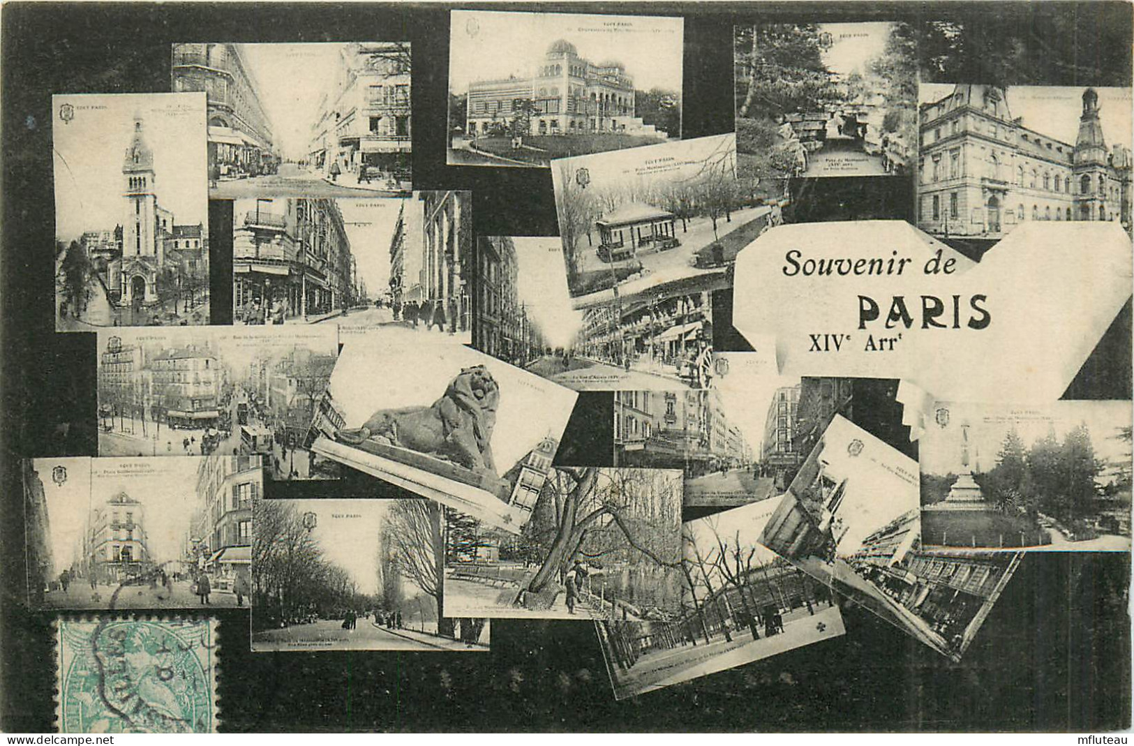 75* PARIS (14)  Souvenir Paris XIVe -  Multi-vues          RL27,0646 - Arrondissement: 14