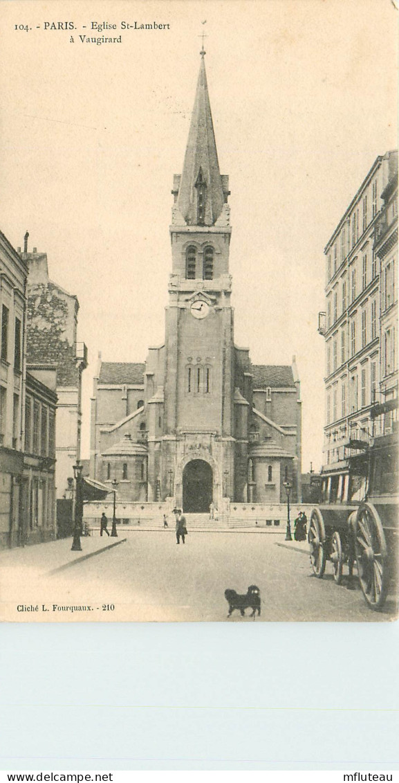 75* PARIS (15)  Eglise St Lambert A Vaugirard          RL27,0648 - Arrondissement: 15