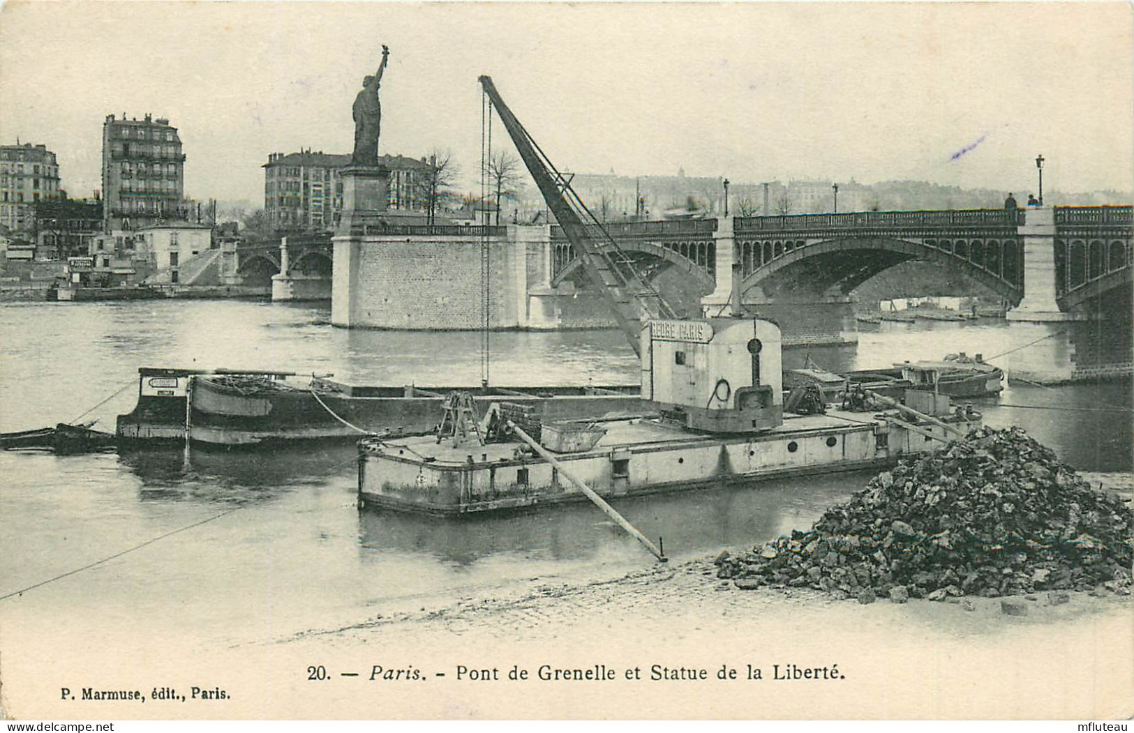 75* PARIS (15)    Pont De Grenelle Et Statue De La Liberte        RL27,0649 - District 15