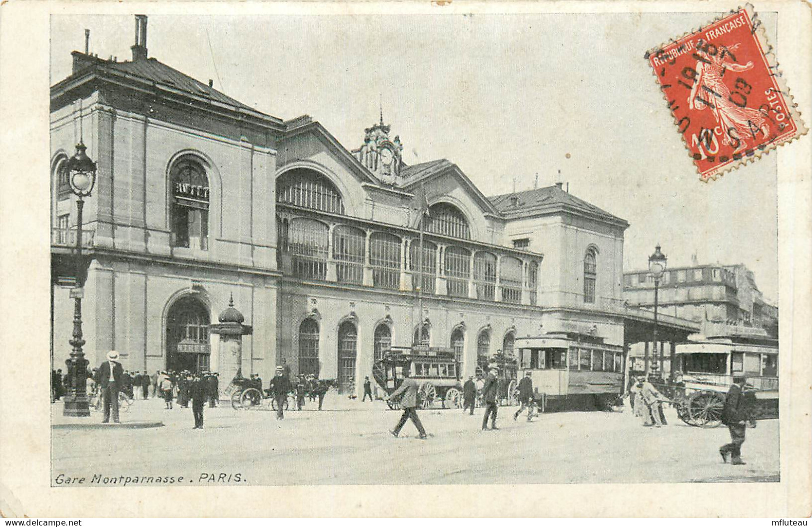 75* PARIS (14)     Gare Montparnasse      RL27,0642 - Arrondissement: 14