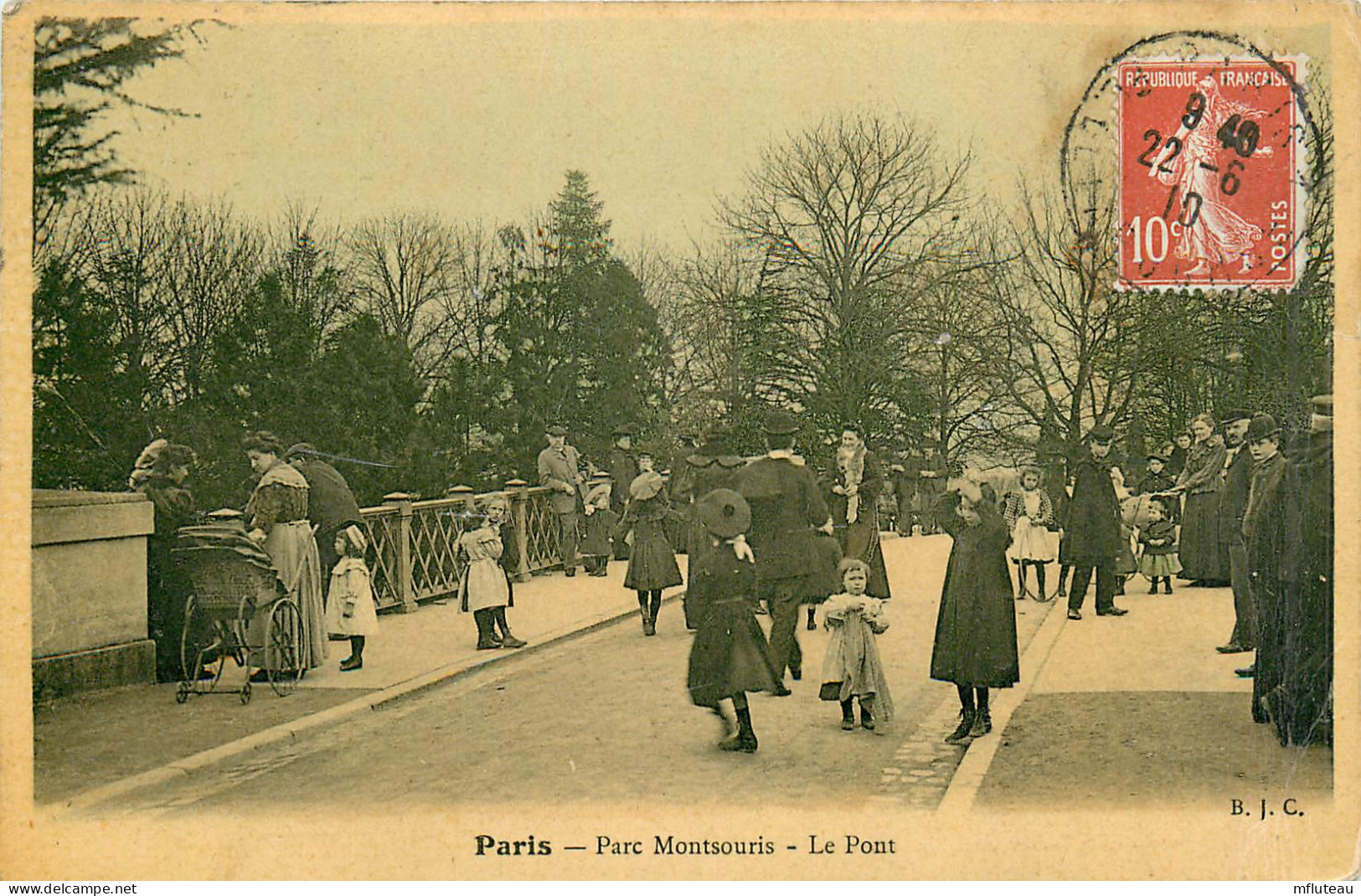 75* PARIS (14)    Parc Montsouris  Le Pont         RL27,0641 - Arrondissement: 14