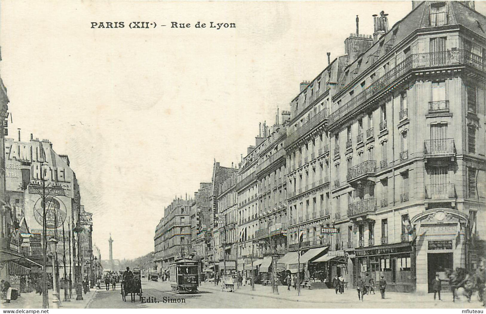 75* PARIS (12)    La Rue De Lyon        RL27,0600 - Arrondissement: 12