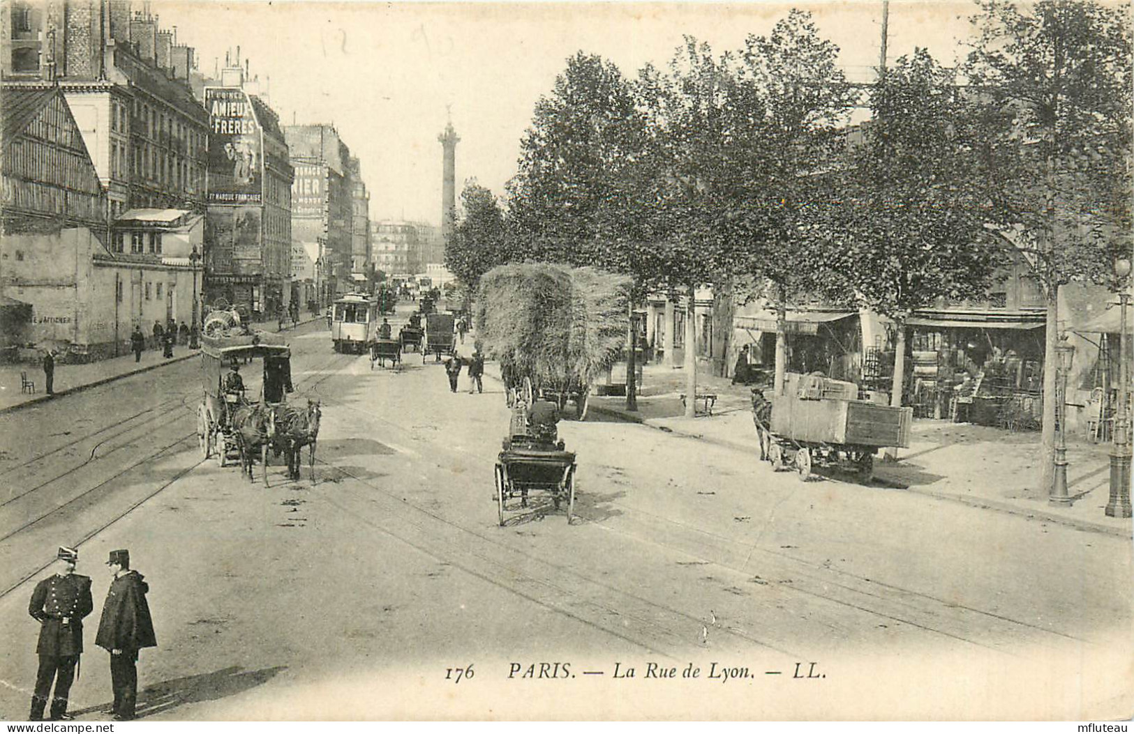 75* PARIS (12)    La Rue De Lyon        RL27,0599 - Paris (12)