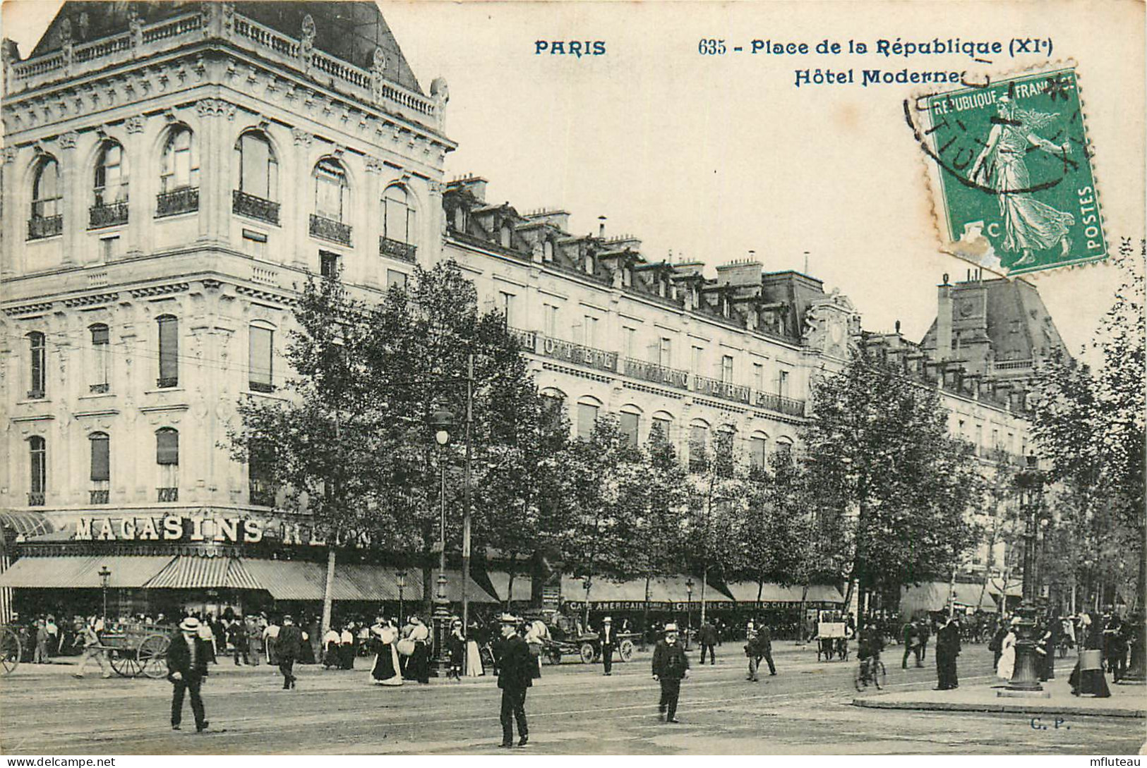 75* PARIS (11)    Hotel Moderne        RL27,0569 - Arrondissement: 11