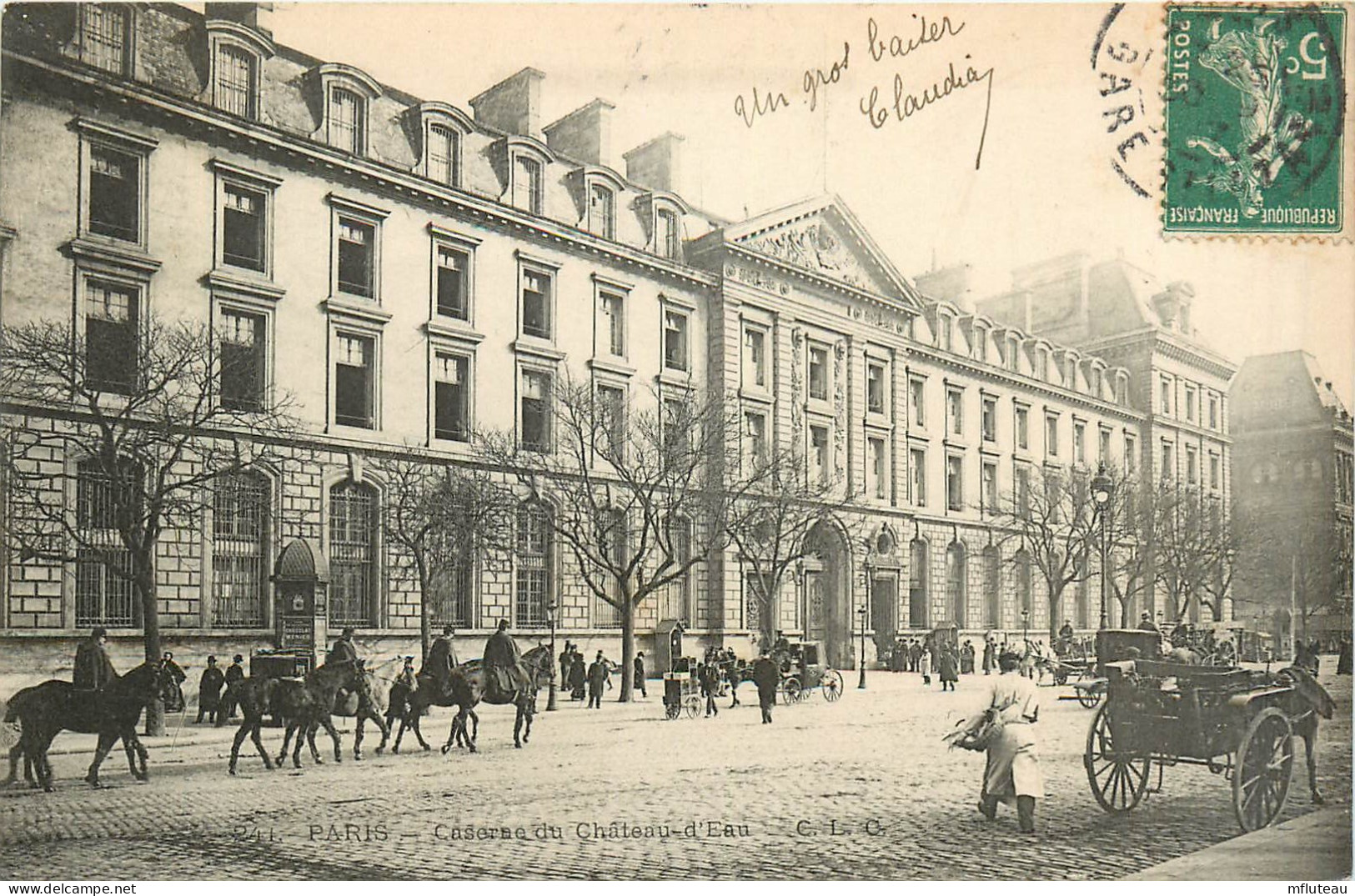 75* PARIS (10) Caserne Du Château D Eau           RL27,0561 - Barracks