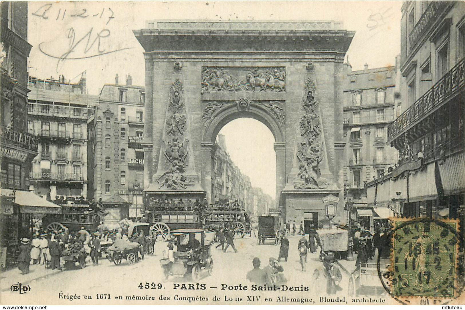 75* PARIS (10)  Porte St Denis          RL27,0555 - District 10