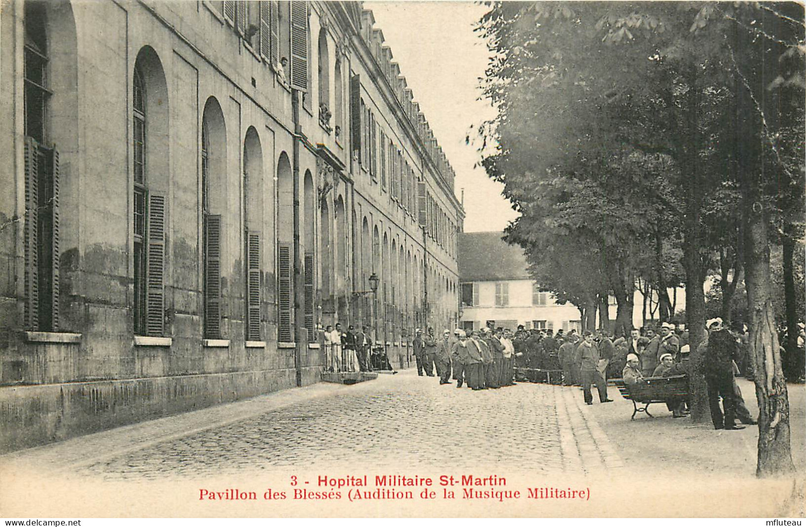 75* PARIS (10)   Hopital Militaire St Martin -  Pavillon Des Blesses        RL27,0553 - District 10