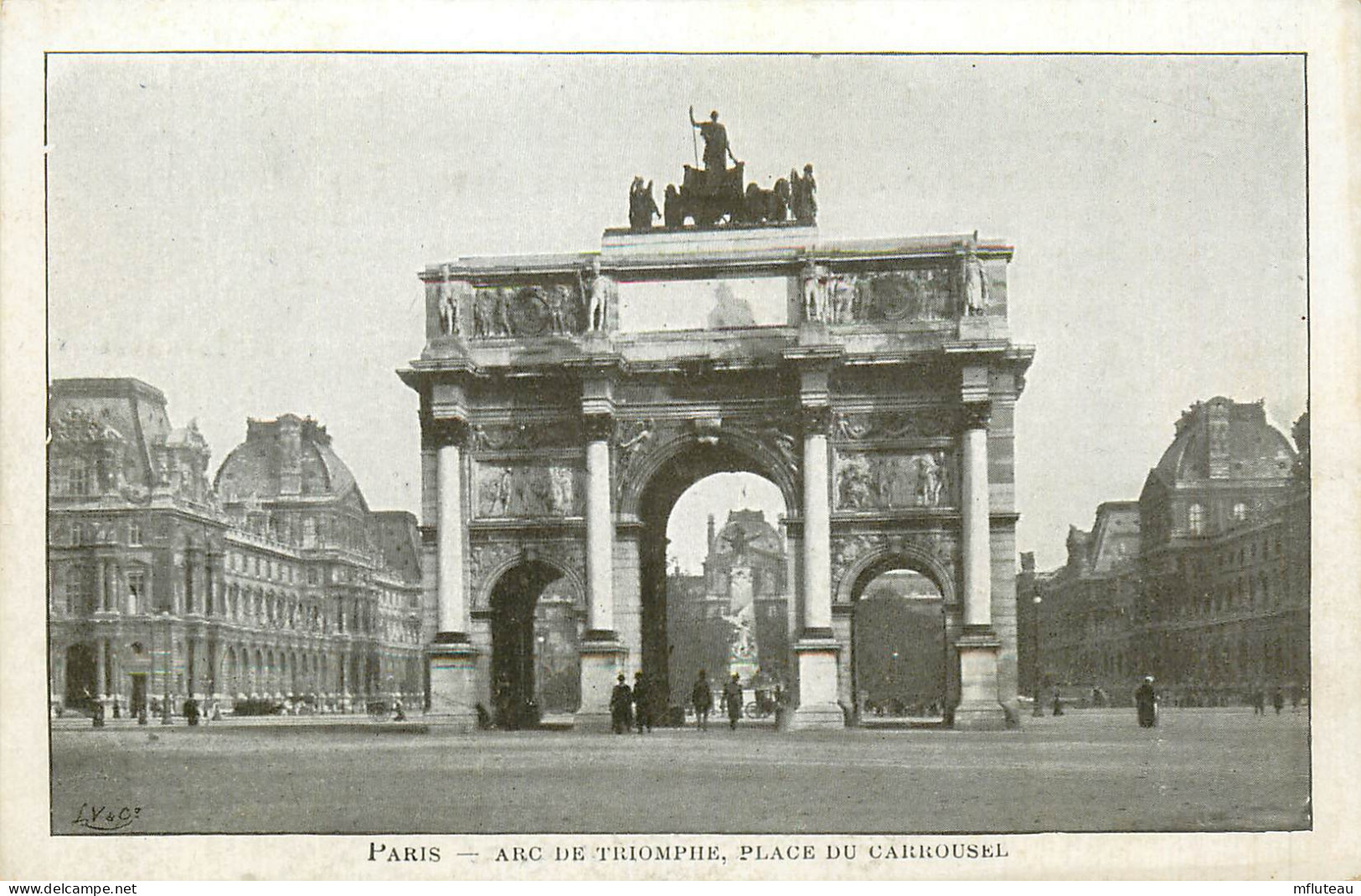 75* PARIS (9)  Arc De Triomphe  - Pub Tailleur « moncey » Au Recto       RL27,0501 - District 09