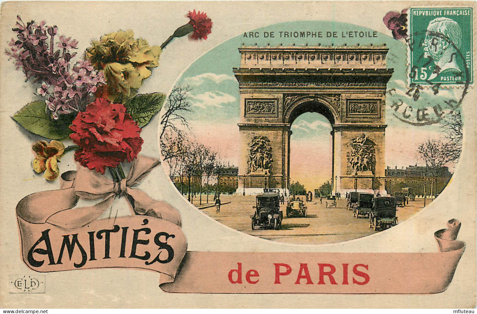 75* PARIS (8)  Amities  Arc De Triomphe         RL27,0433 - District 08