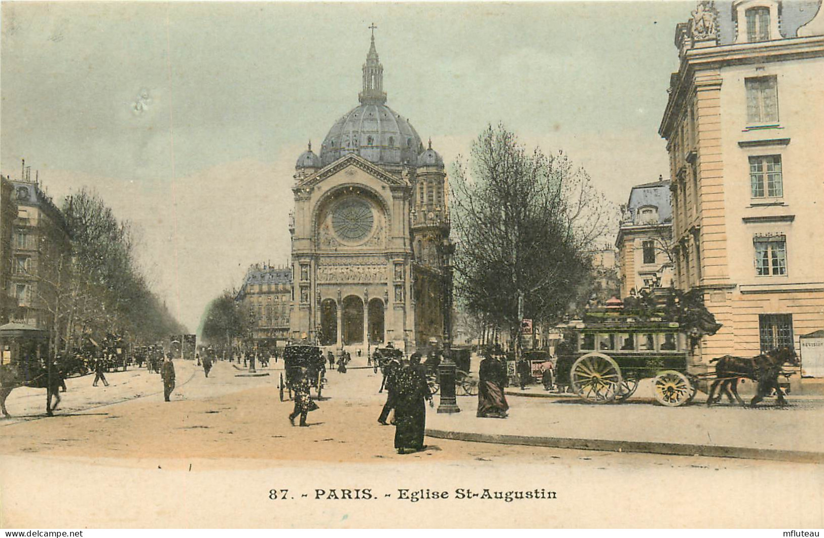 75* PARIS (8)   Eglise St Augustin        RL27,0424 - District 08