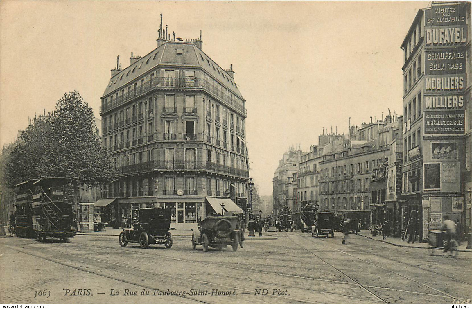 75* PARIS (8)    Rue Du Faubourg St Honore        RL27,0415 - Arrondissement: 08