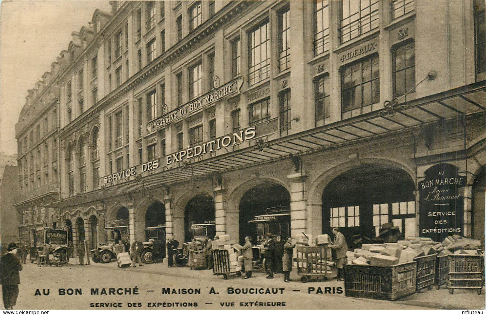 75* PARIS (7)    Au Bon Marche  Maison « boucicaut »       RL27,0369 - Arrondissement: 07