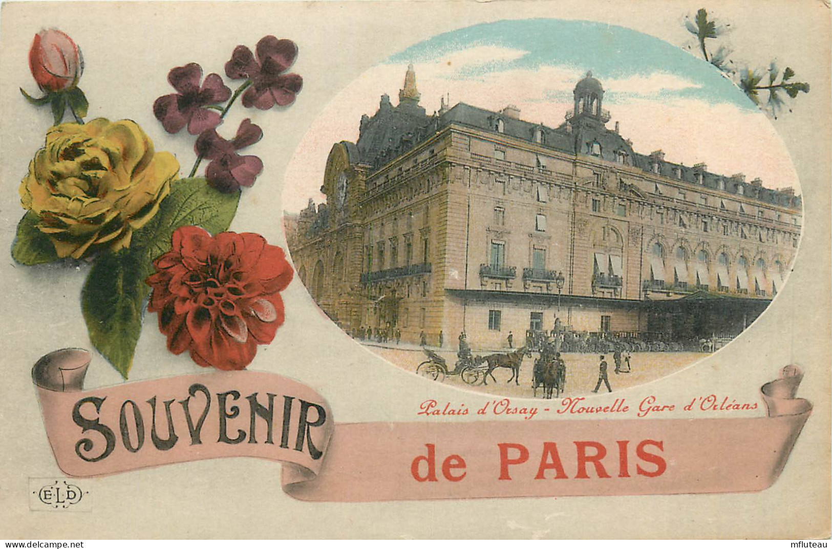 75* PARIS (7)   Souvenir De Paris -    Palais D Orsay      RL27,0366 - Paris (07)