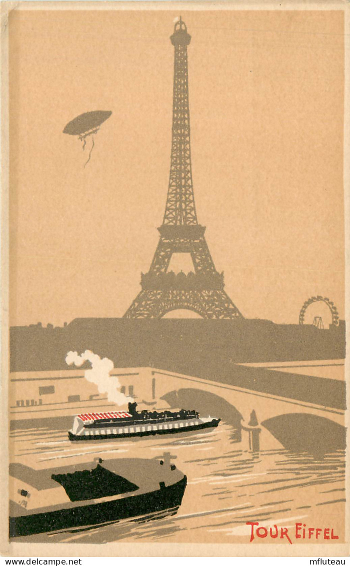 75* PARIS (7)   Tour Effeil   (illustree)        RL27,0367 - Paris (07)