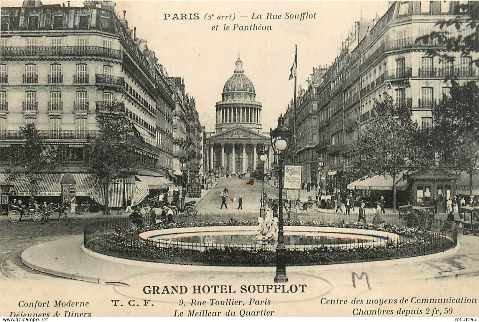 75* PARIS (5)   Grand Hotel « soufflot »  RL27,0296 - Paris (05)