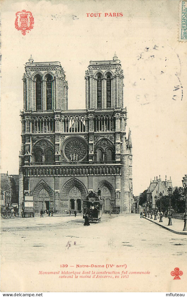 75* PARIS (4)   Notre Dame     RL27,0228 - District 04