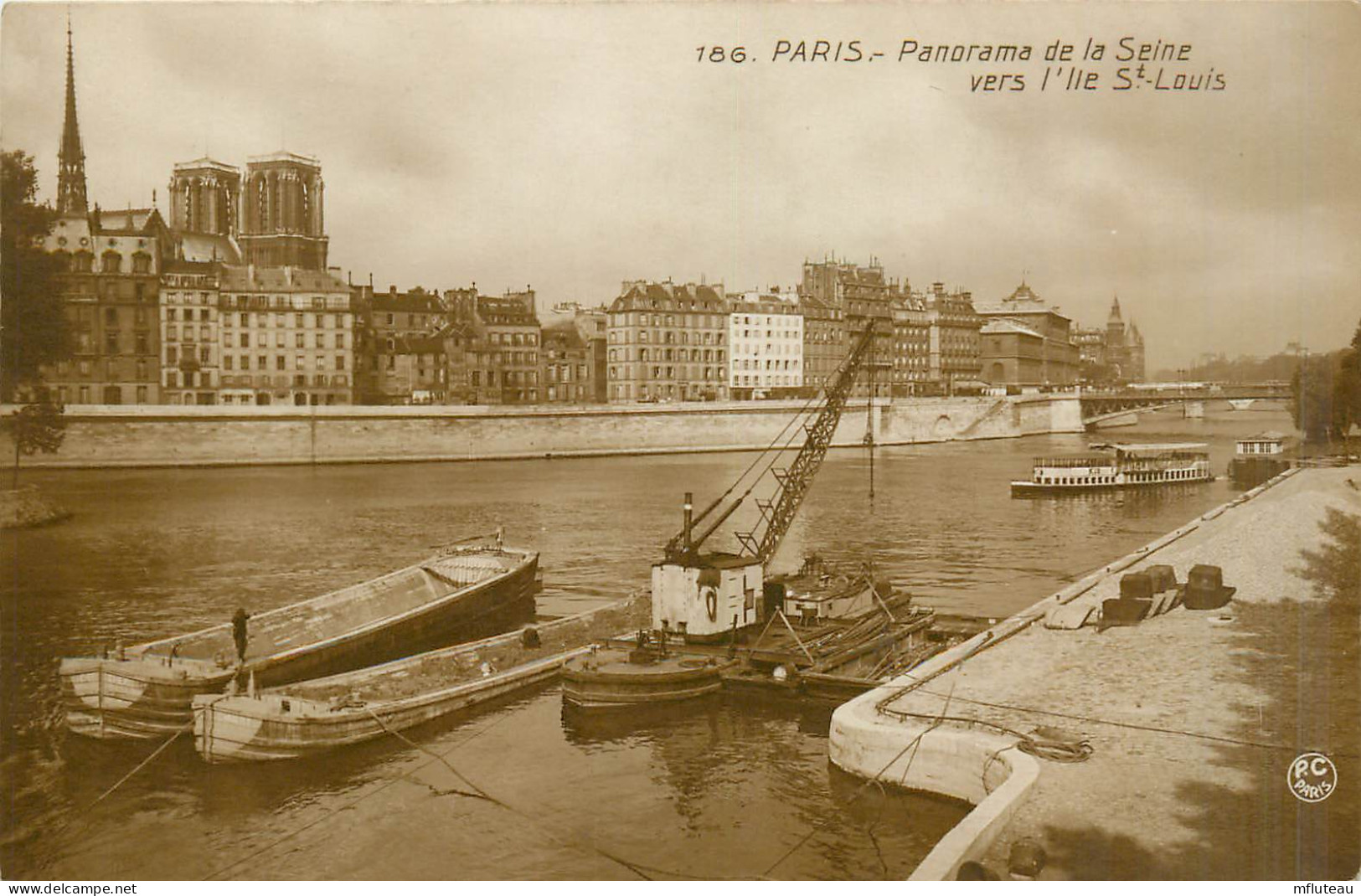 75* PARIS (4) Vue Generale -  Vers L Ile St Louis   RL27,0198 - Arrondissement: 04