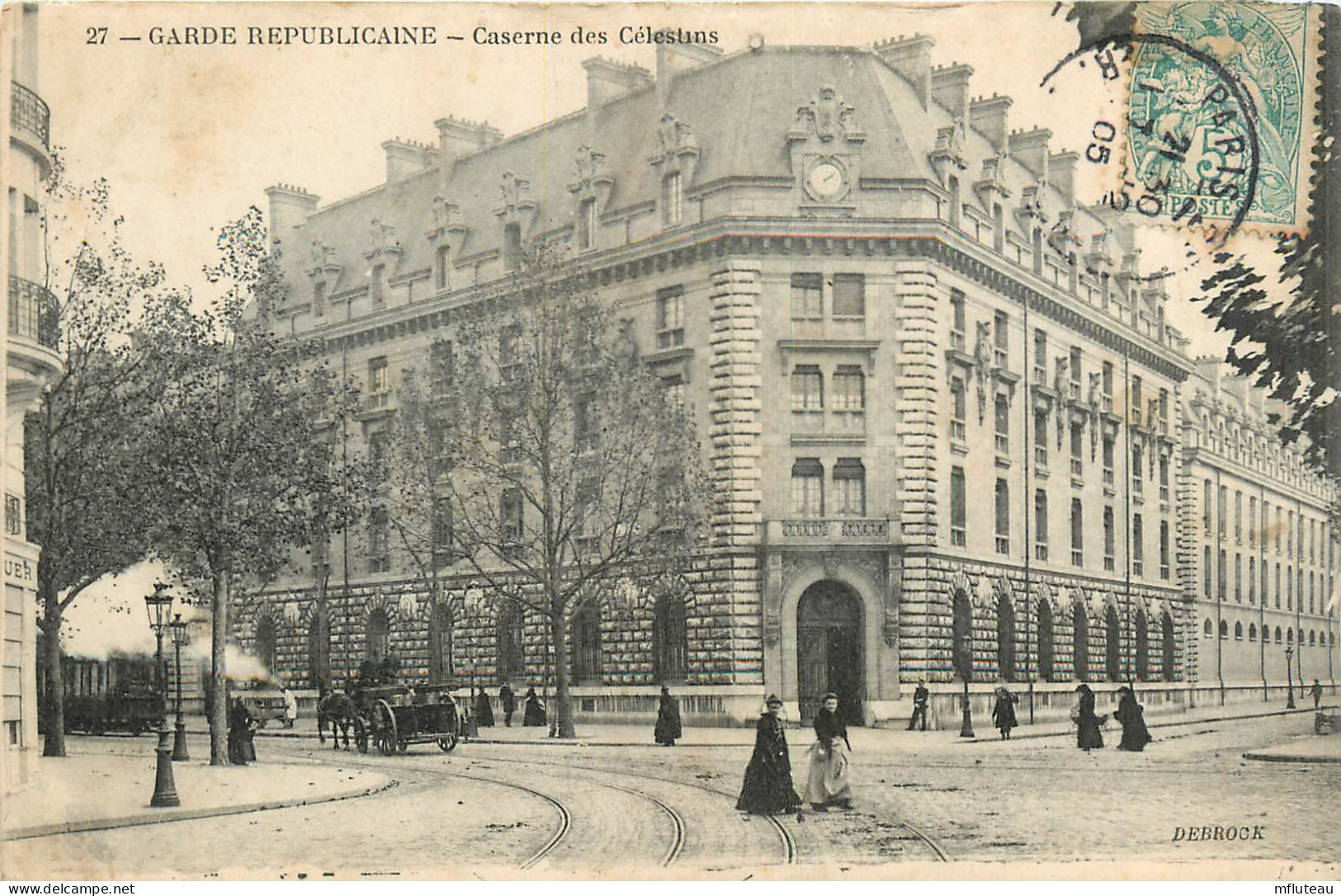 75* PARIS (4)  Caserne Des Celestins  Ggarde Republicaine    RL27,0200 - Barracks