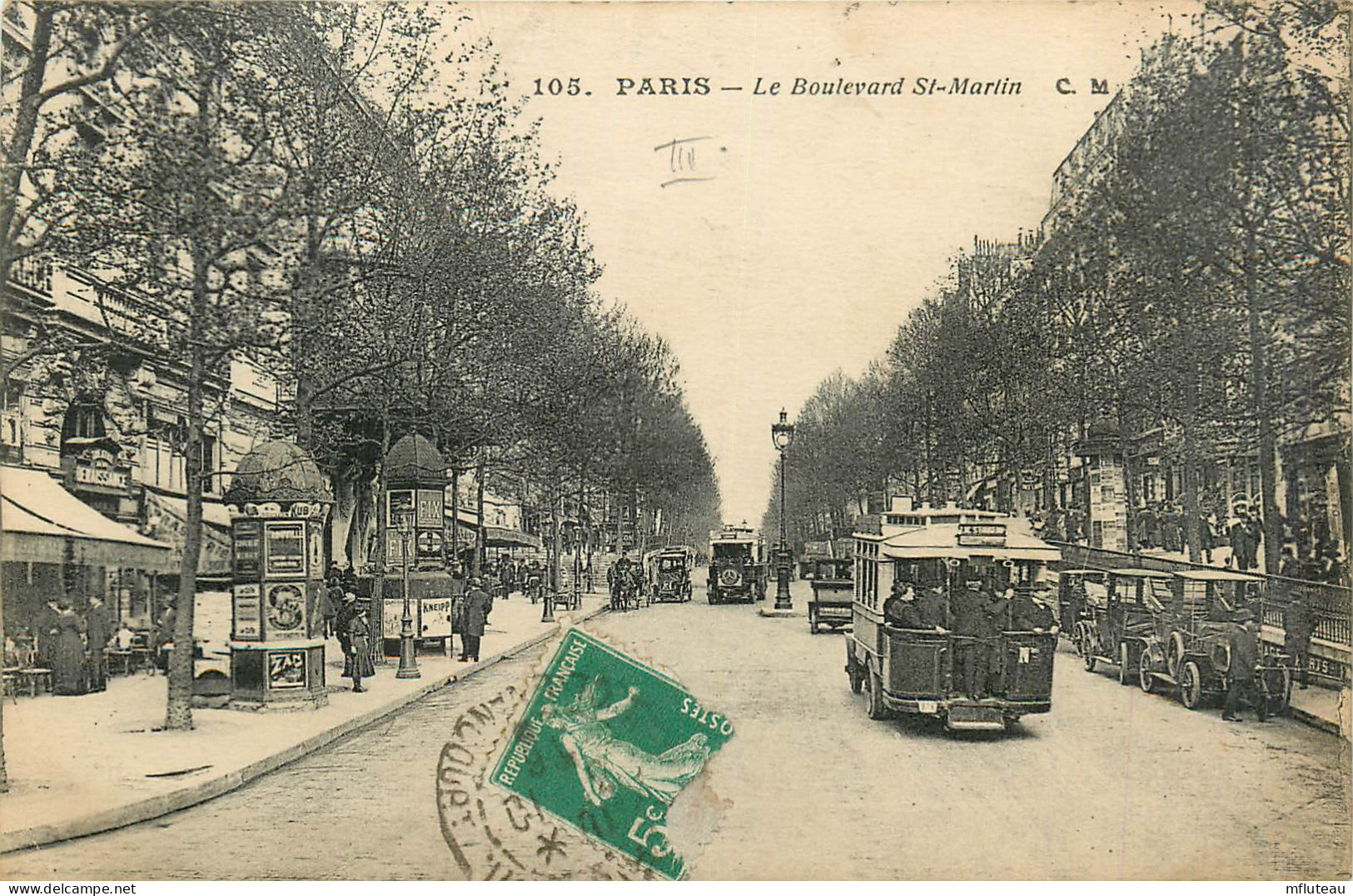 75* PARIS (3)   Bd St Martin   RL27,0193 - Arrondissement: 03