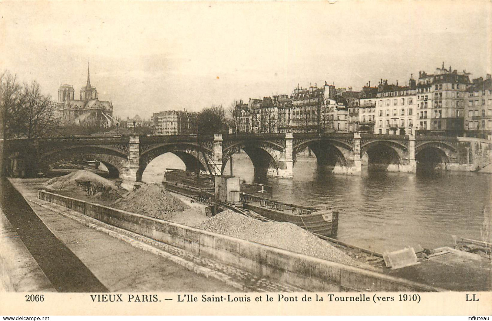 75* PARIS (4)  Ile St Louis  - Pont De La Tournelle   RL27,0195 - Arrondissement: 04
