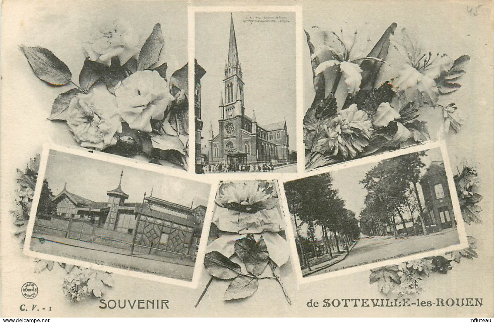 76* SOTTEVILLE  LES ROUEN  Multi-vues          RL27,1211 - Sotteville Les Rouen