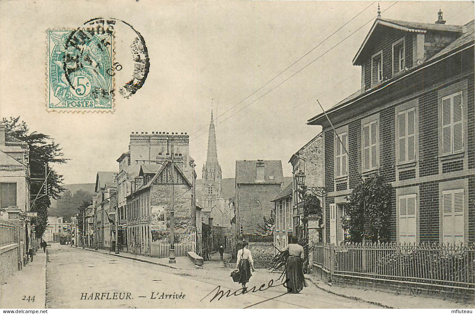 76* HARFLEUR    L Arrivee          RL27,1132 - Harfleur