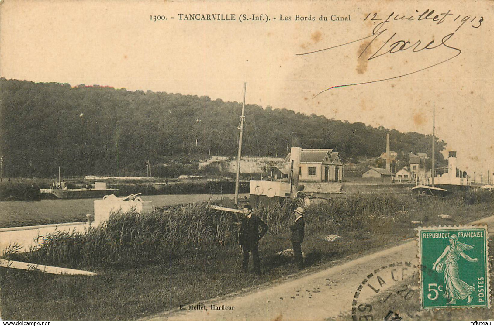 76* TANCARVILLE  Les Bords Du Canal              RL27,1123 - Tancarville