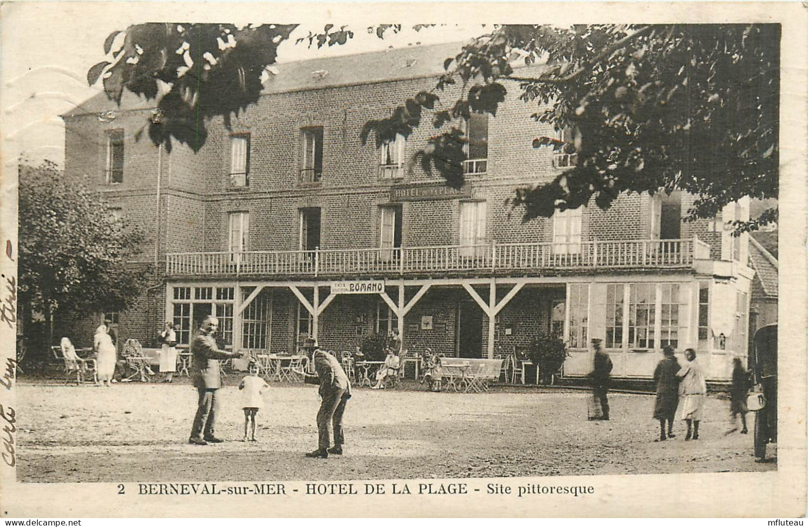 76* BERNEVAL S/MER  Hotel De La Plage            RL27,1062 - Berneval
